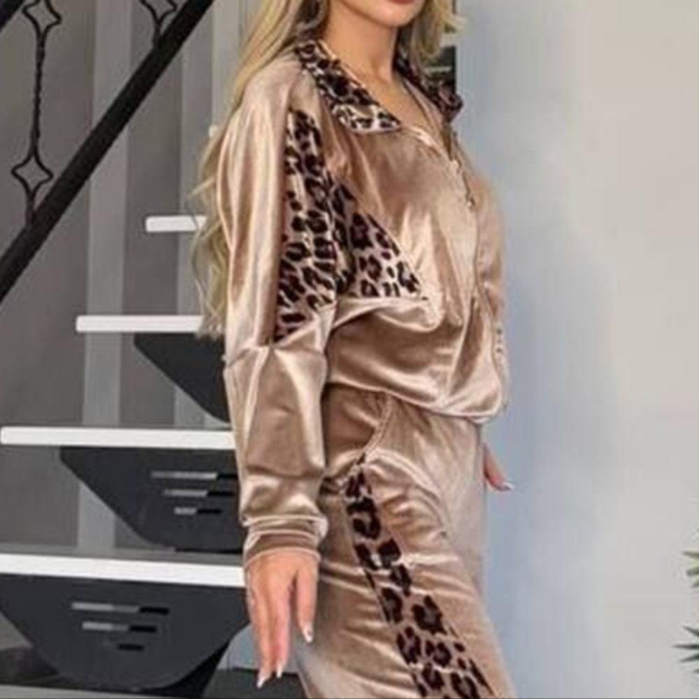 Fast Lane Leopard Set - Camel - Picture 6 of 10